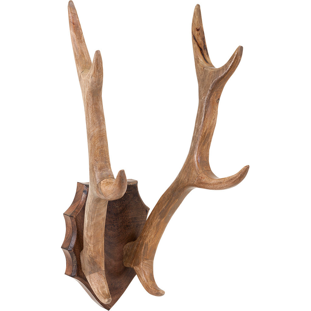 Oakes Wood Antler Mount