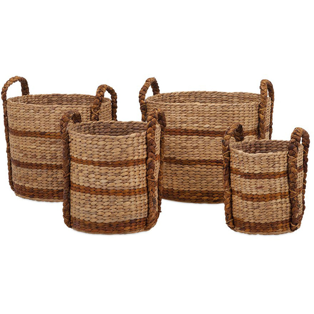 Cheyenne Natural Weave Baskets (Set of 4)