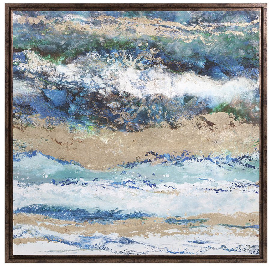 Sonoma Waves Framed Canvas