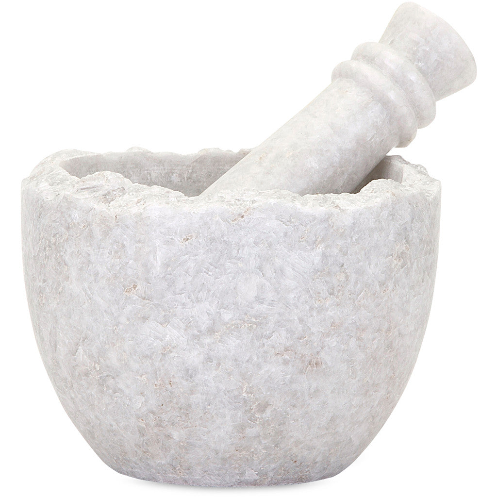 Marble Mortar and Pestle