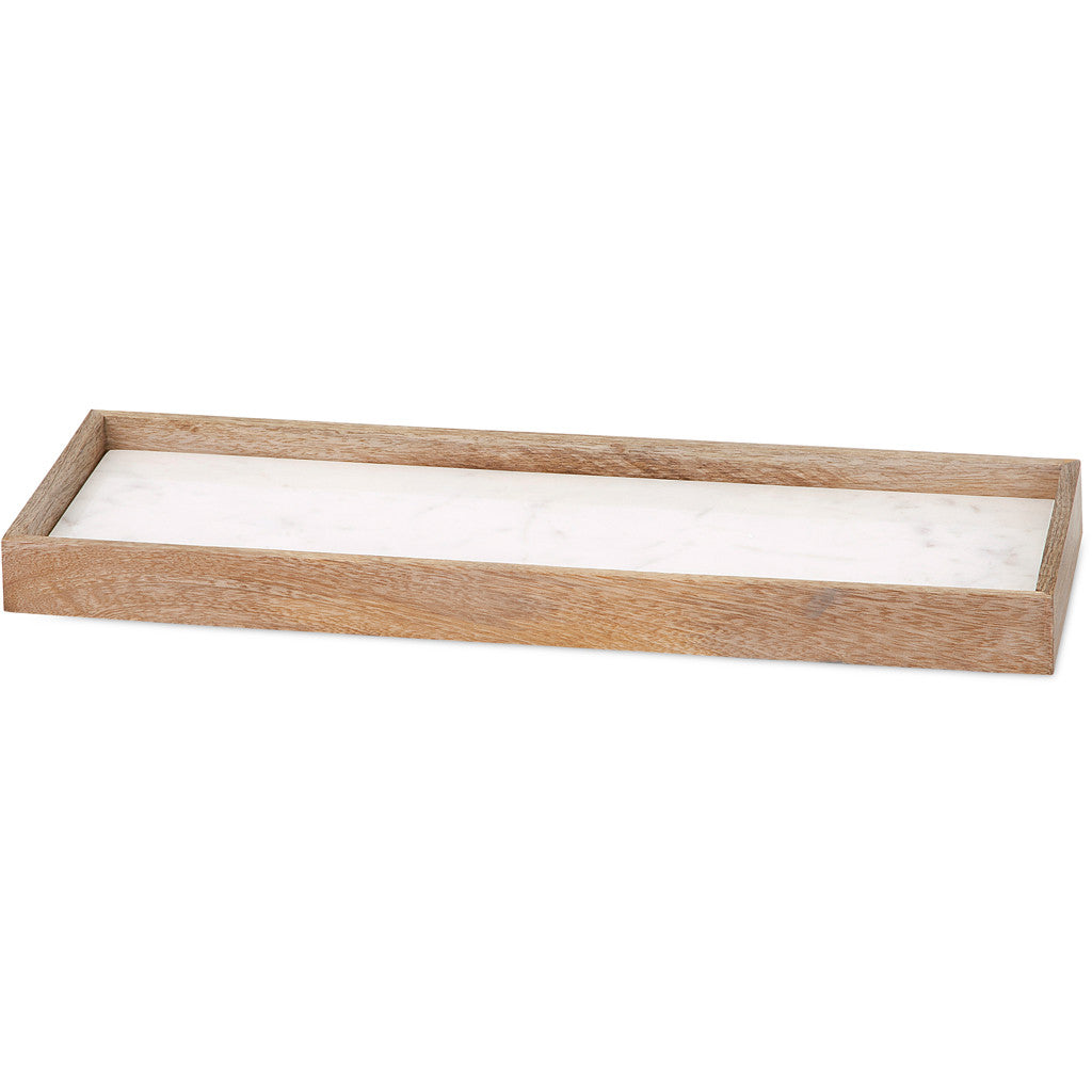 Adair Marble and Wood Cheese Tray