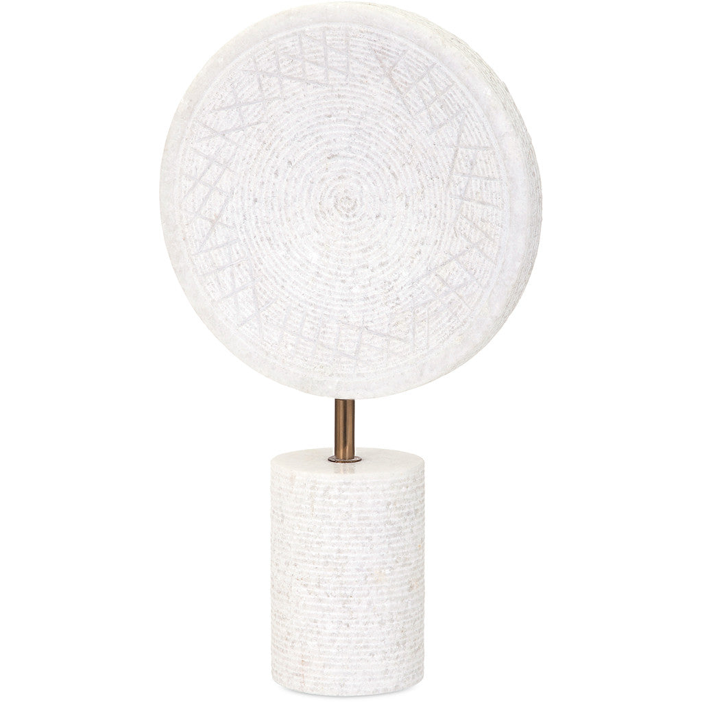 Pailing Large Marble Medallion on Stand