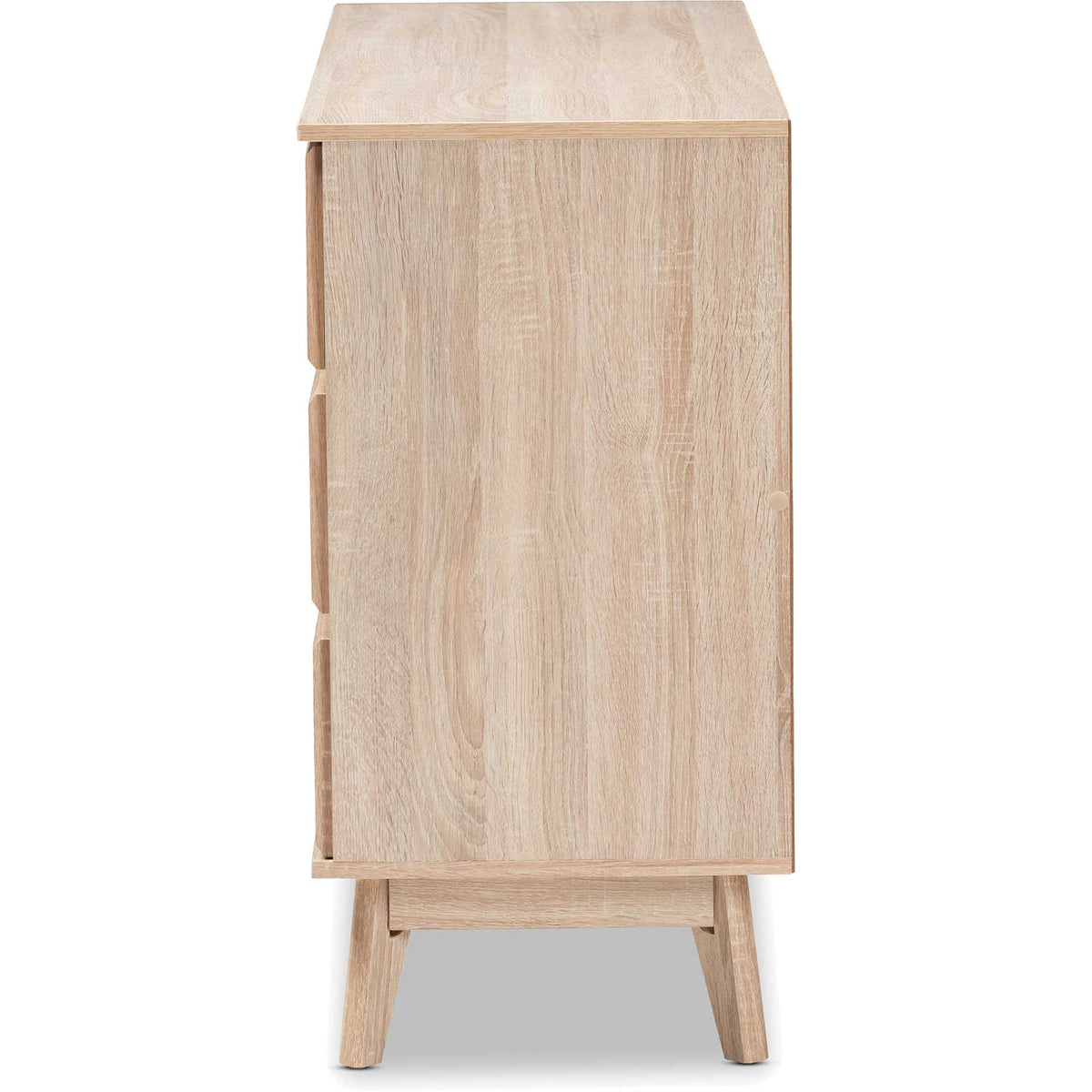 Miabella 6-Drawer Dresser Oak/Dark Gray