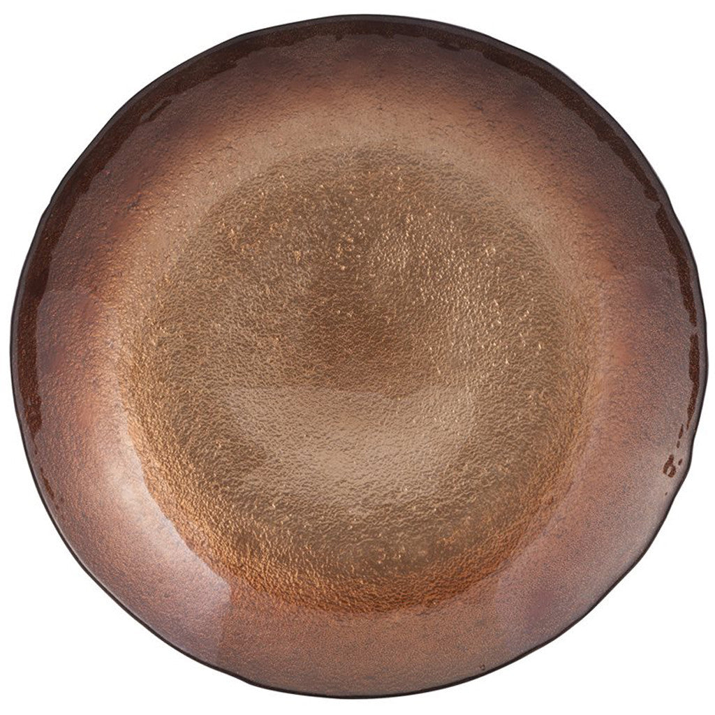 Sutter of Copper Glass Charger