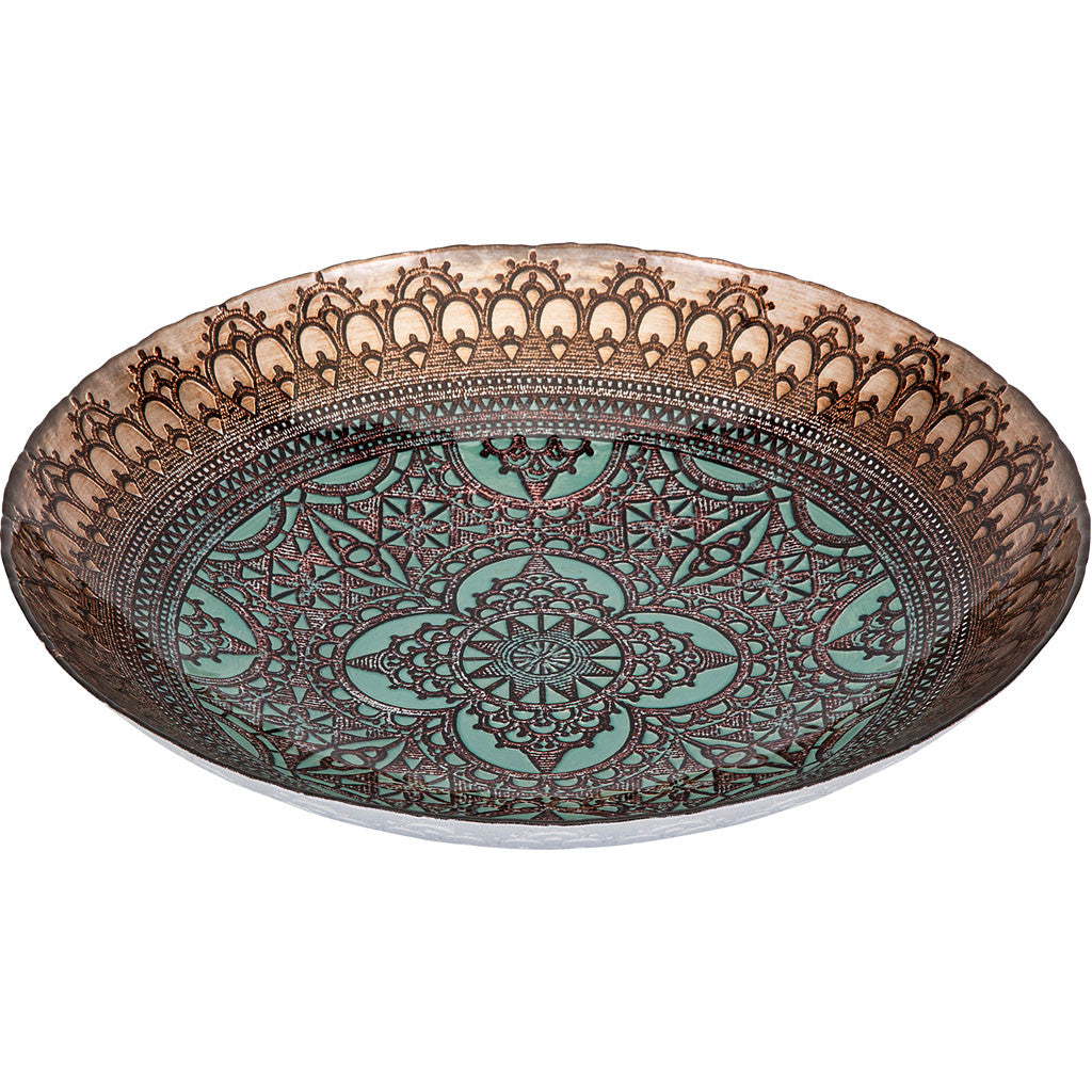 Huck Glass Charger with Stand