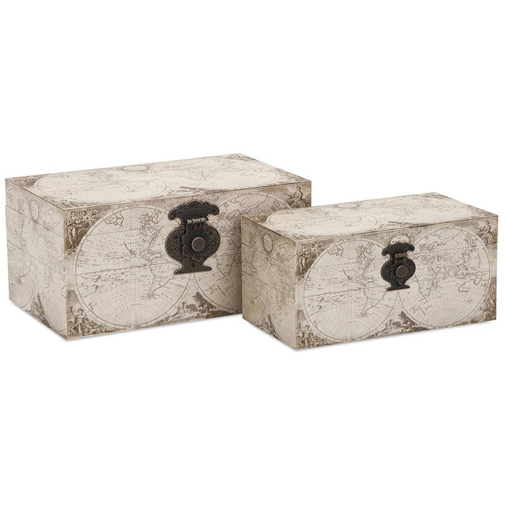Bacon Map Boxes (Set of 2)