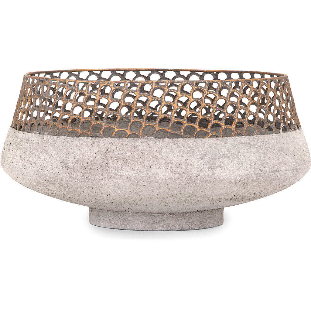 Raine Metal Bowl