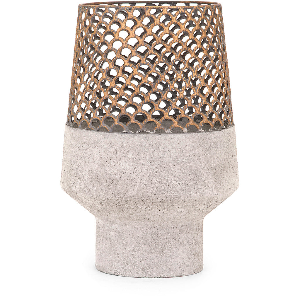 Raine Small Metal Vase