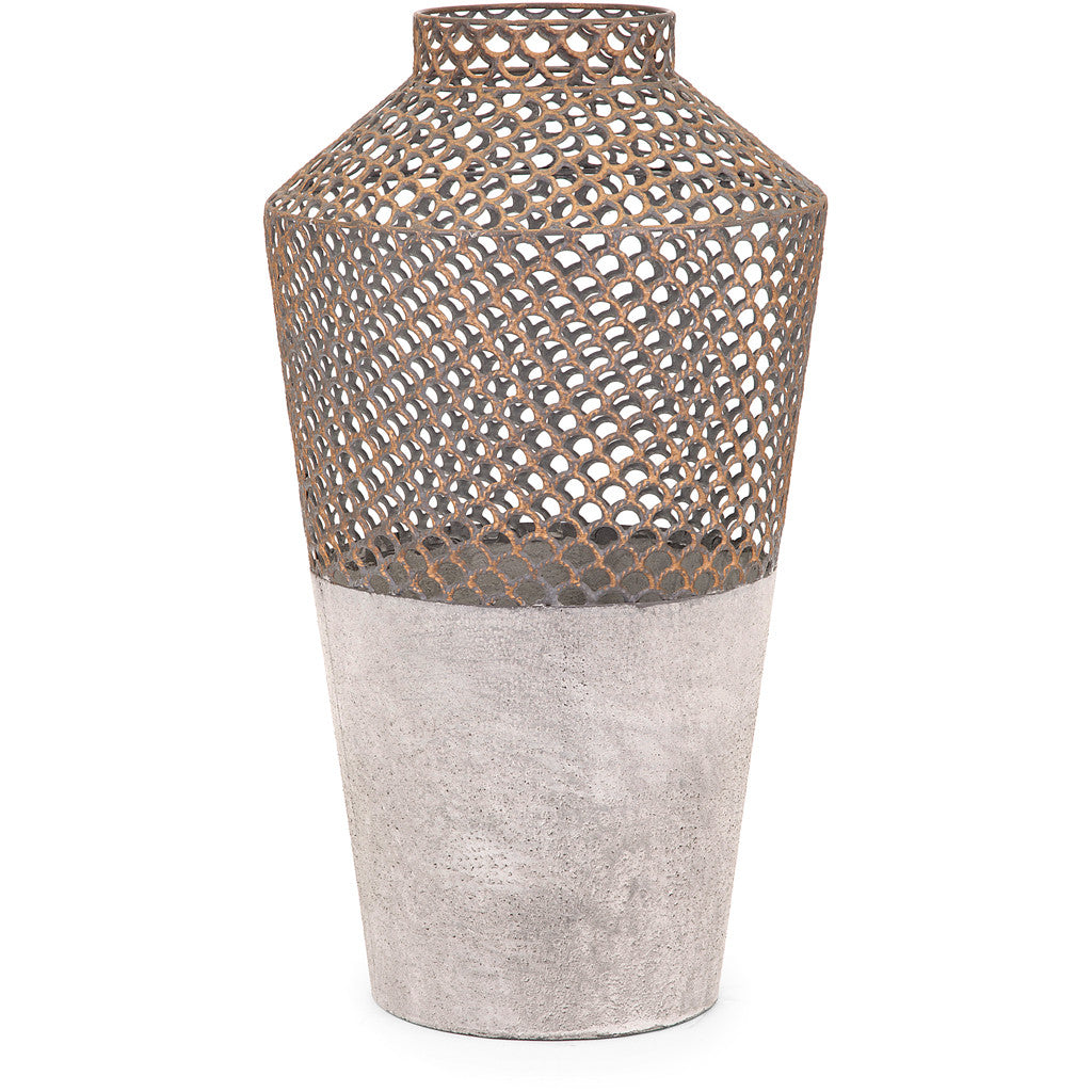 Raine Large Metal Vase