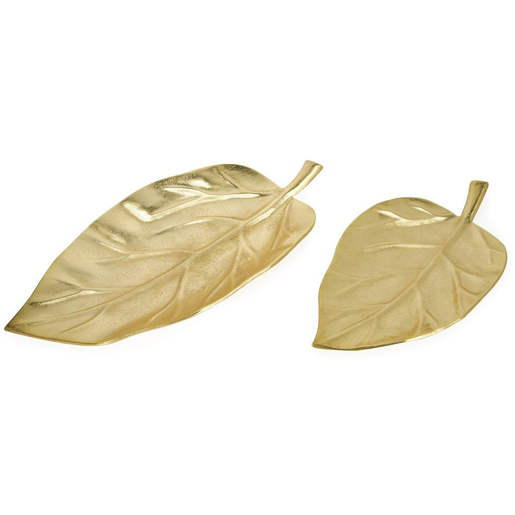 Pulaski Aluminum Leaf Trays (Set of 2)