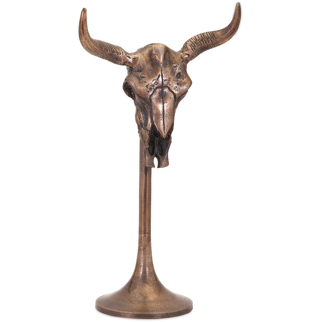 Machin Aluminum Bull Mount on Stand