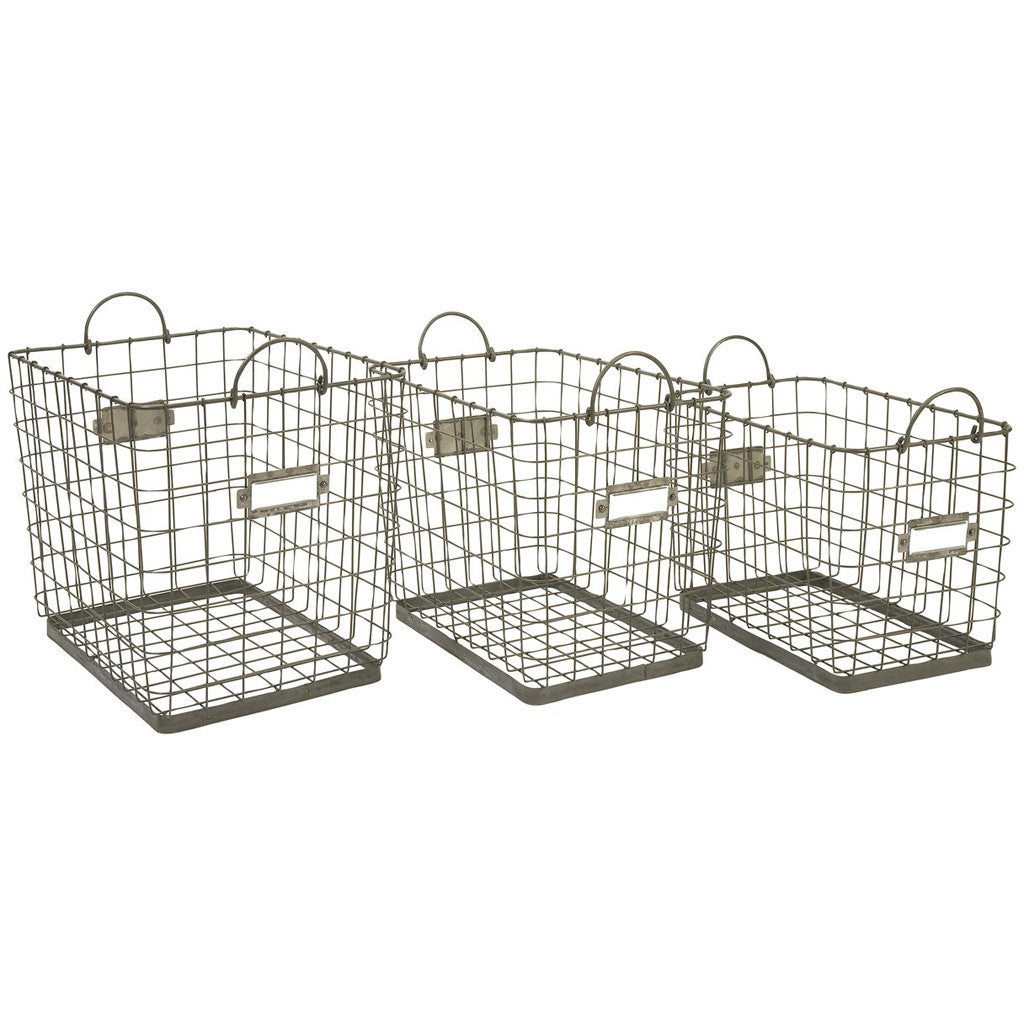 Neosho Wire Storage Baskets (Set of 3)