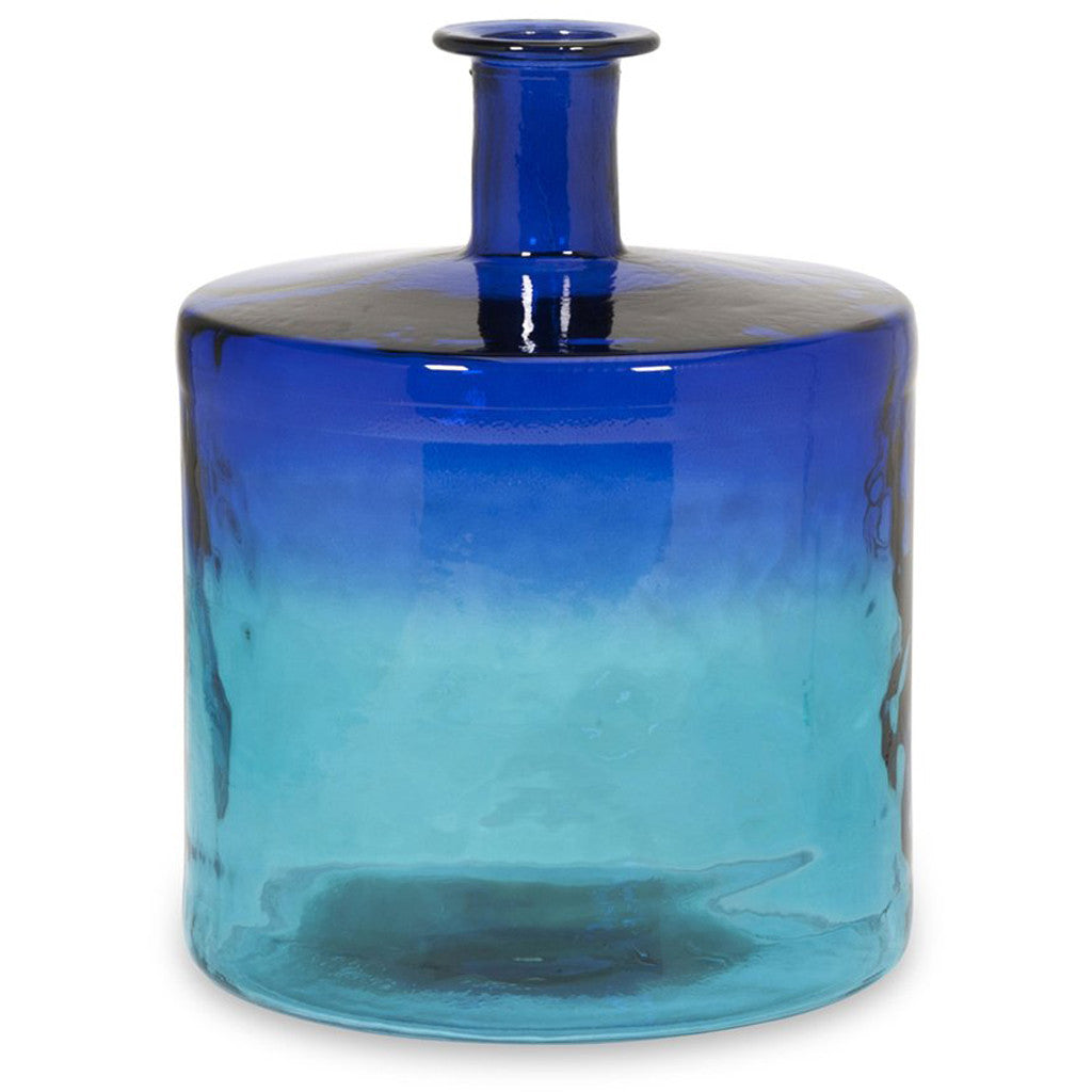 Lassen Short Oversized Recycled Glass Vase