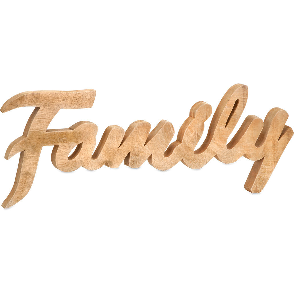 Family Mango Wood Wall Decor