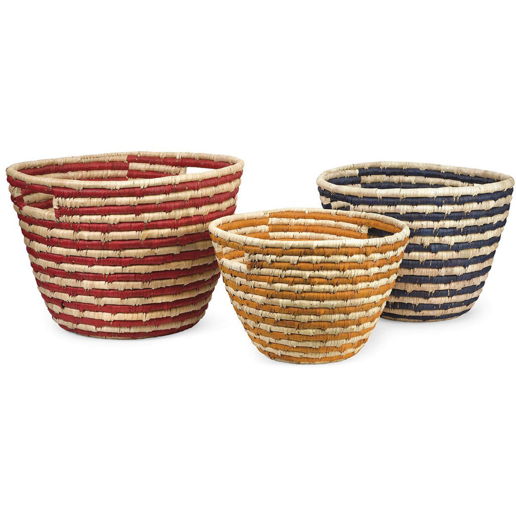 Cullman Sea Grass Catch-All Baskets (Set of 3)