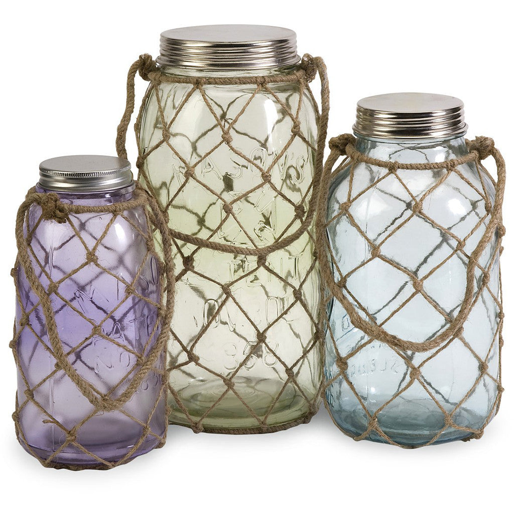 Montrose Decorative Glass Jars (Set of 3)