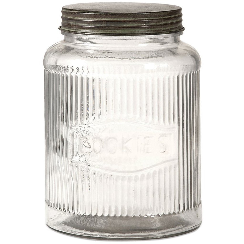Delta Glass Cookie Jar w/ Lid