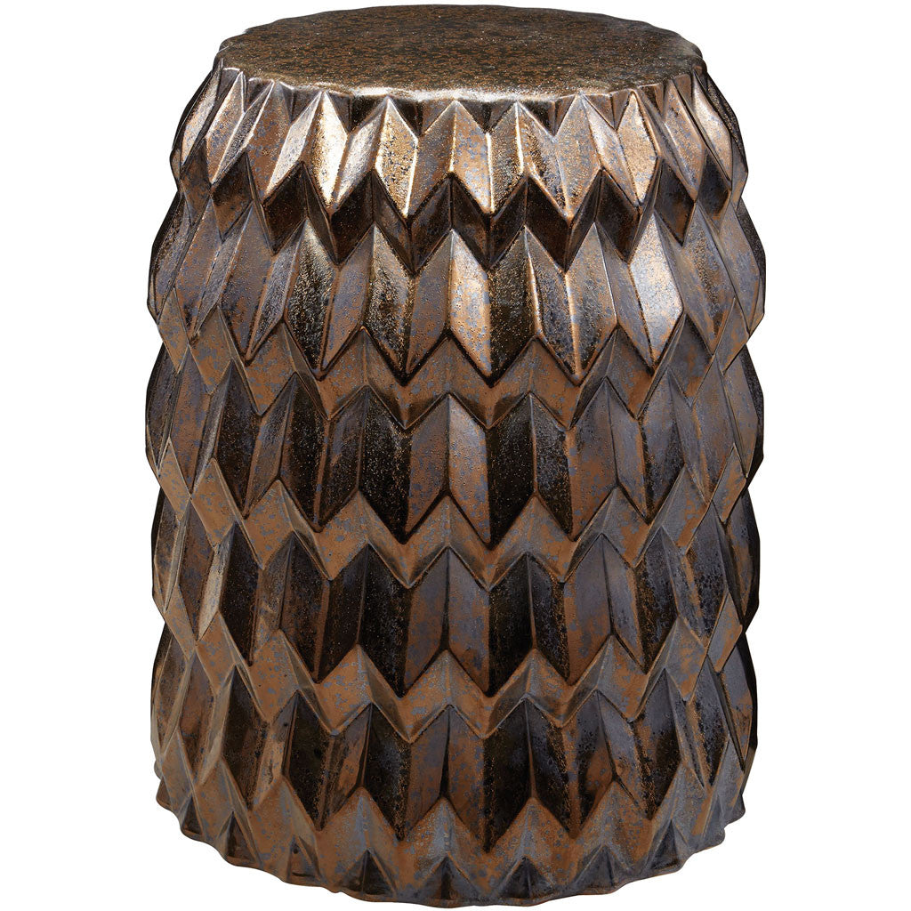 Illich Chevron Accent Stool