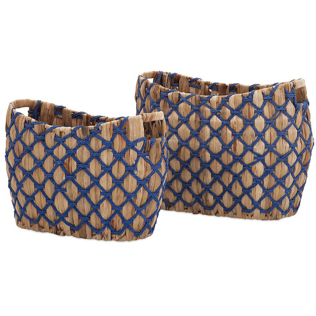 Hartford Natural Weave Baskets (Set of 2)