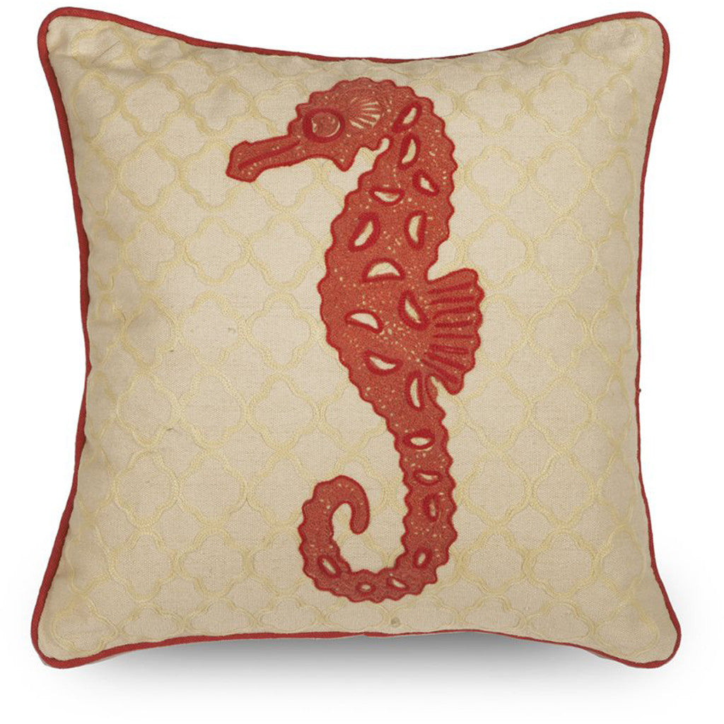 Teller Seahorse Pillow