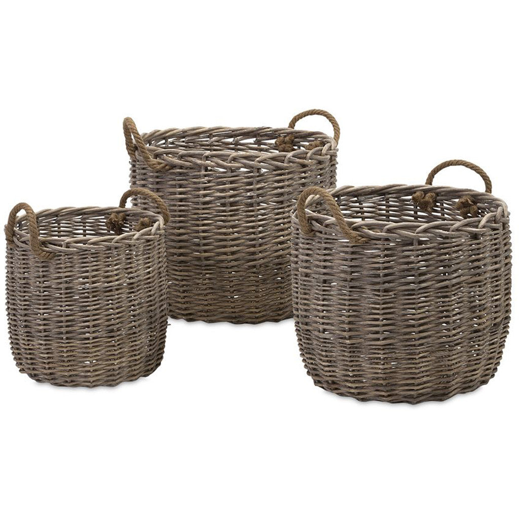 Monterey Willow Baskets (Set of 3)
