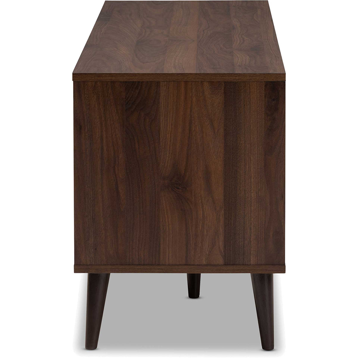 Sabastian TV Stand Walnut/Dark Gray