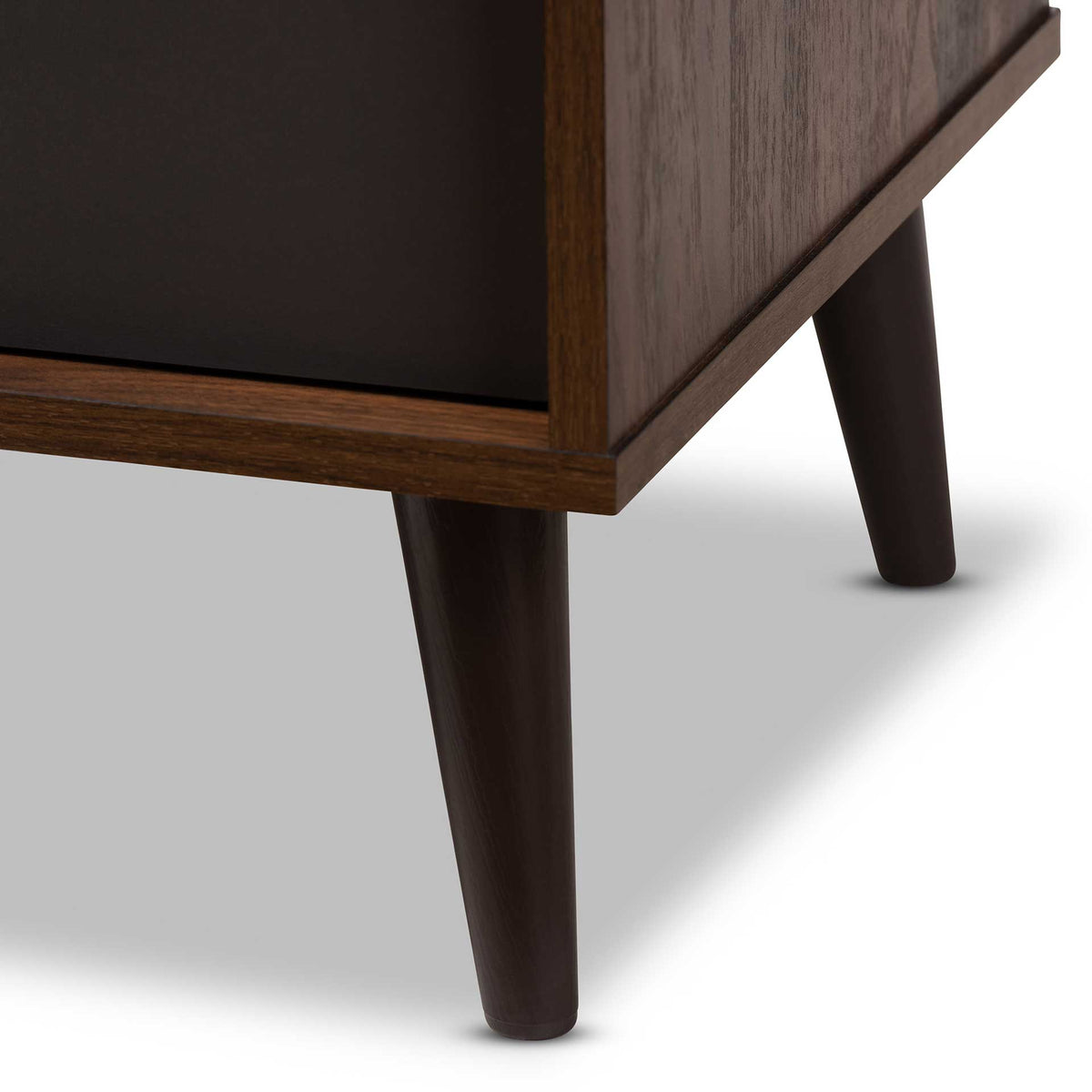 Sabastian TV Stand Walnut/Dark Gray