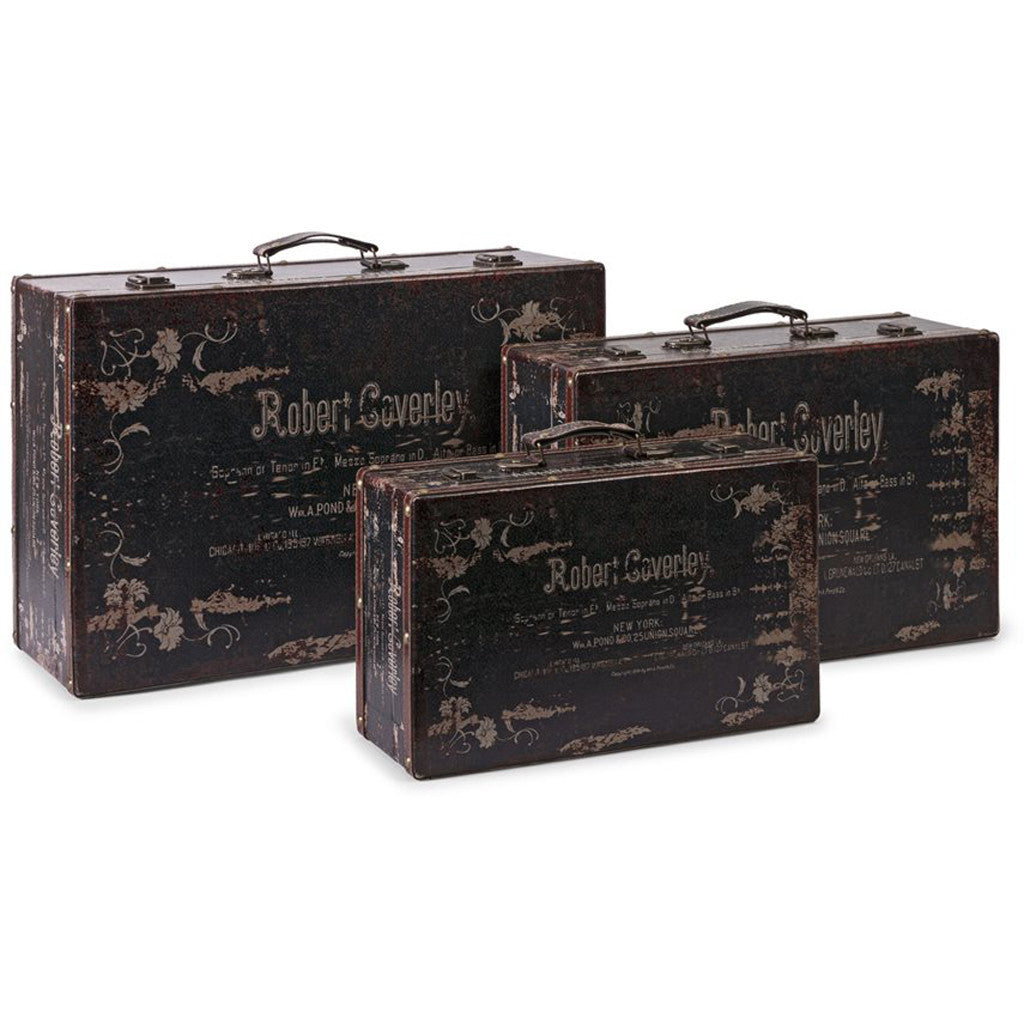 White Suitcases (Set of 3)