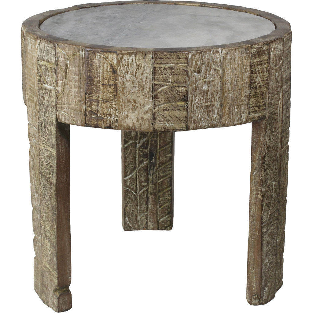 Porter Side Table Marble Top