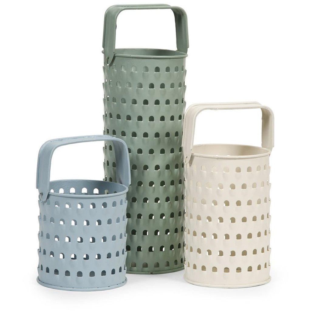 Etowah Grater Candle Holders (Set of 3)