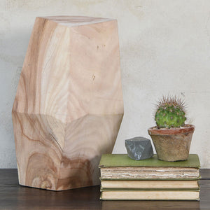 Faceted Wood Object
