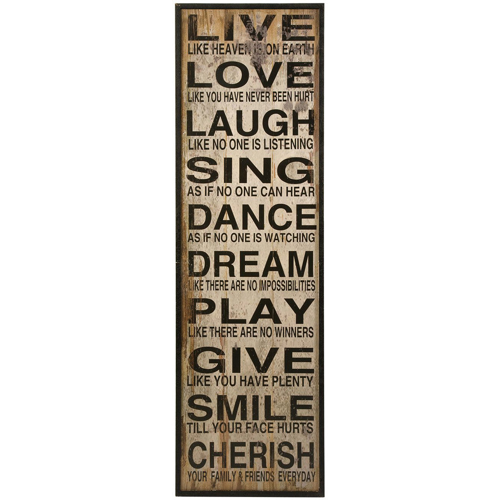 Live Love Laugh Wall Decor