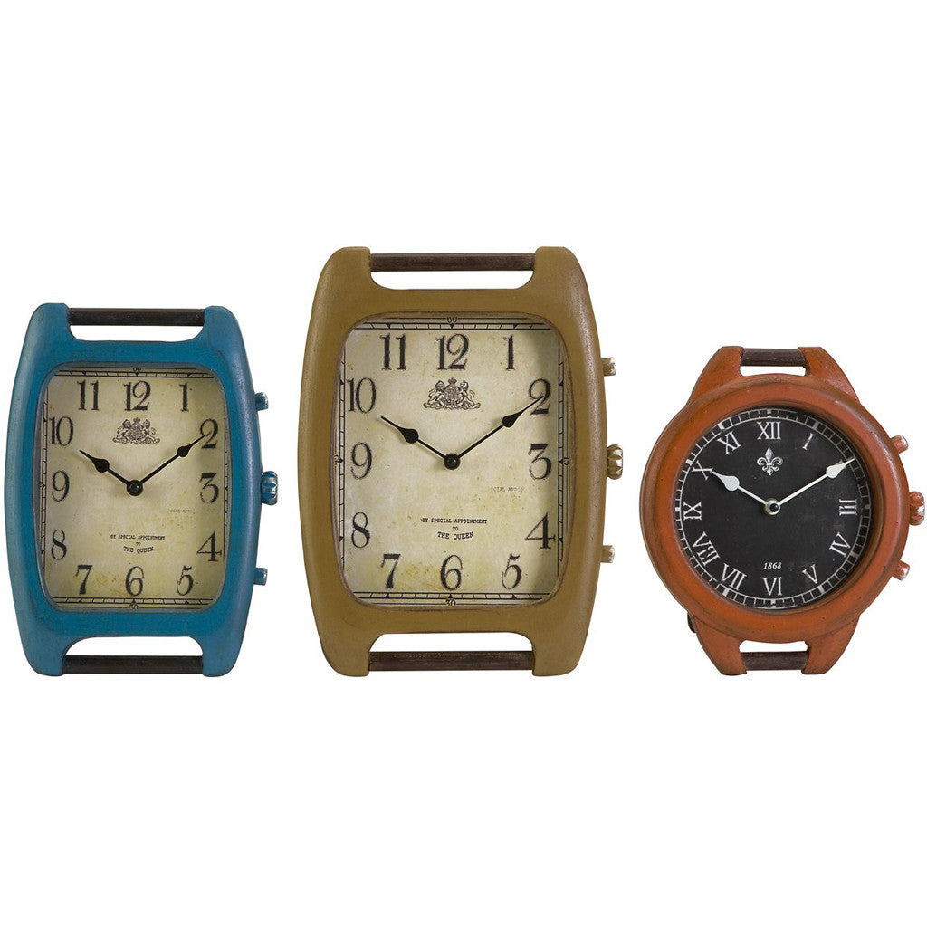 Boone Tabletop Wrist Clocks (Set of 3)