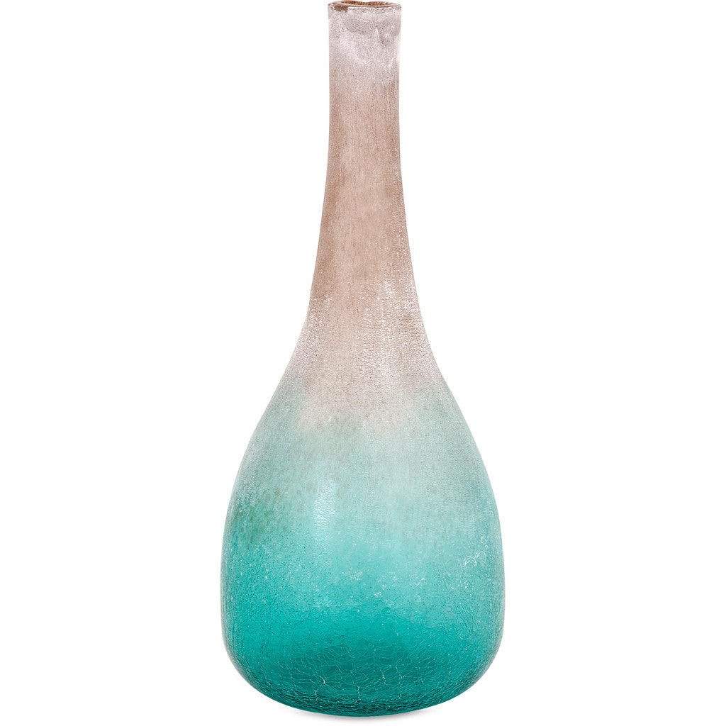 Lakin Blue Frosted Tall Vase