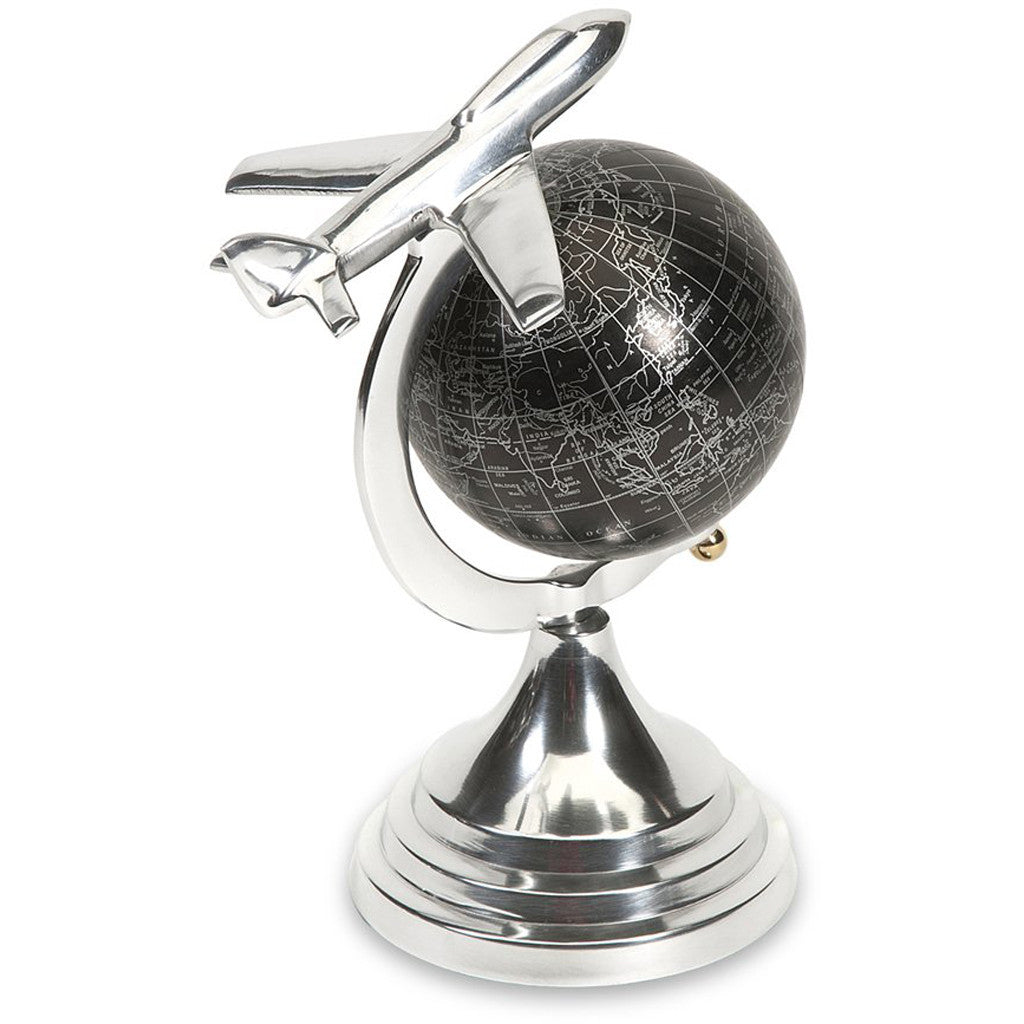 Houston Small Airplane Globe