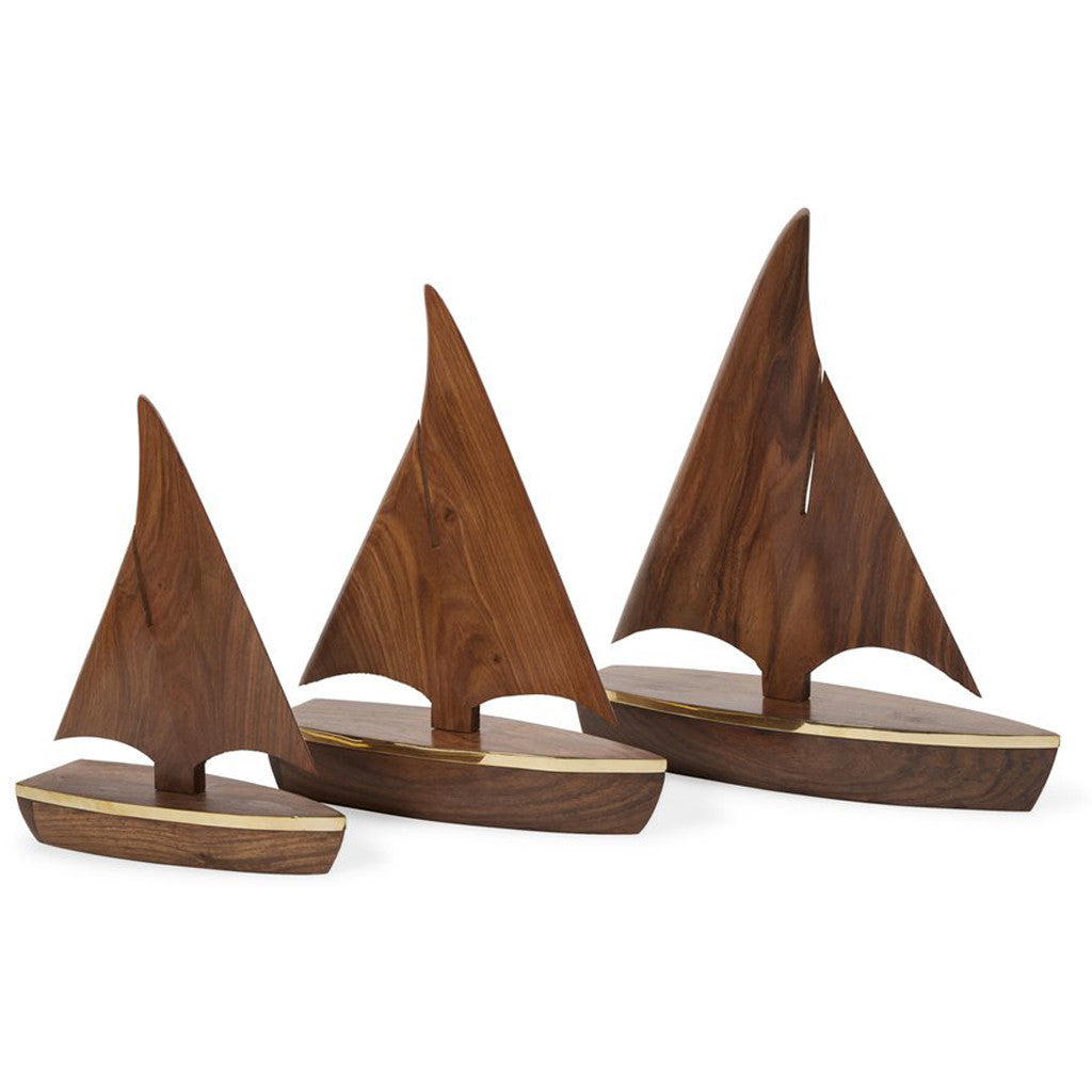 Baxter Wood Sailboats (Set of 3)