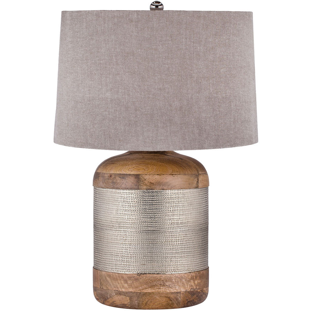 Jonas Argentan Drum Table Lamp