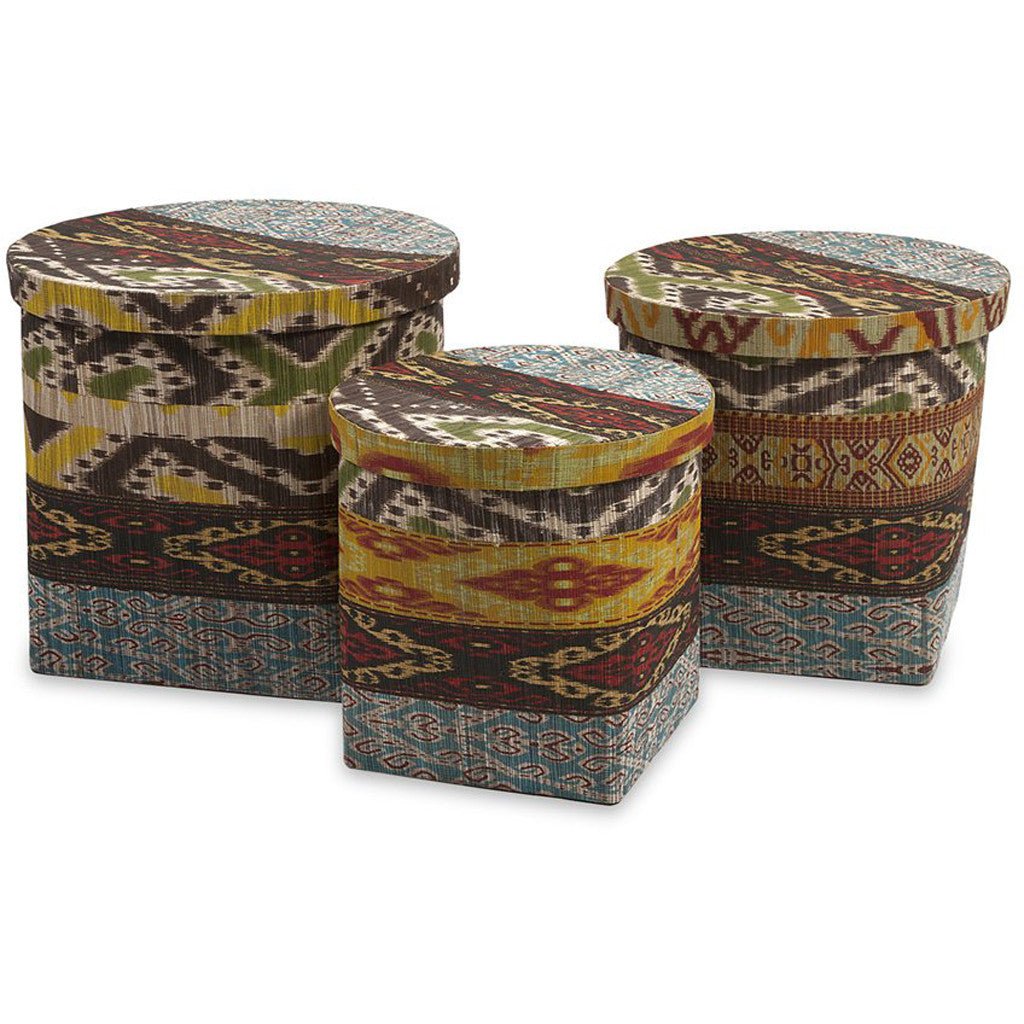 Talladega Waterhyacinth Baskets w/ Lids
