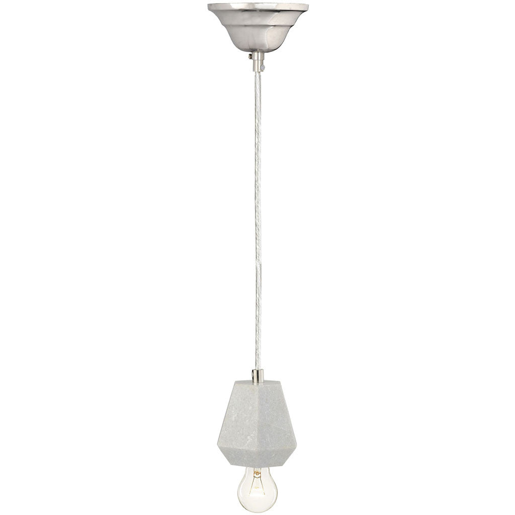 Dane Marble Hexagonal Hanging Lamp