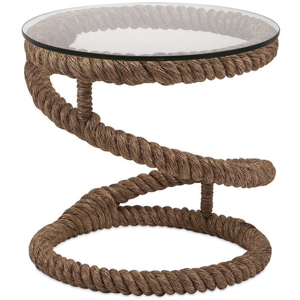 Bullock Jute Rope Accent Table