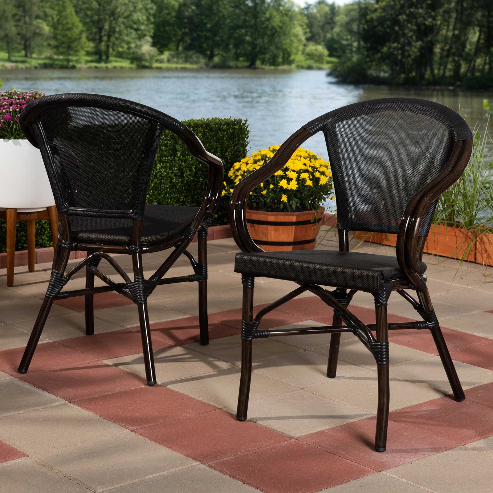 Arya Dining Chair Black (Set of 2)