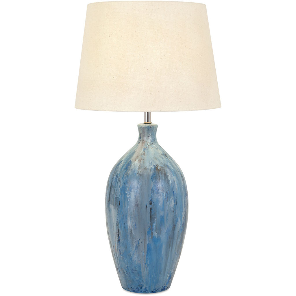 Marbleized Sea Terracotta Table Lamp