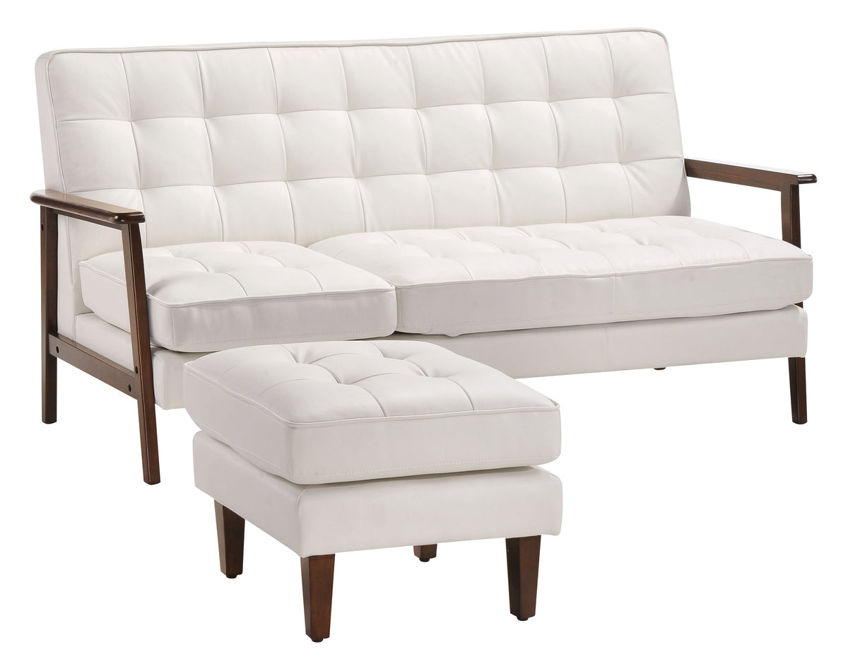 Sonoma Flat Flex Sectional White