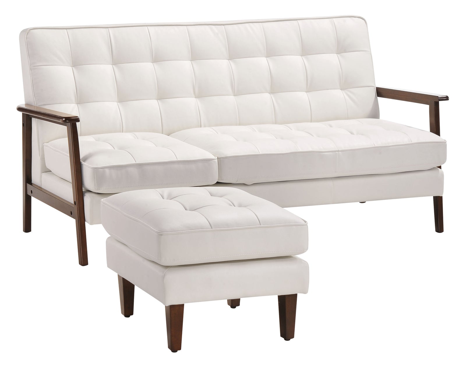 Sonoma Flat Flex Sectional White