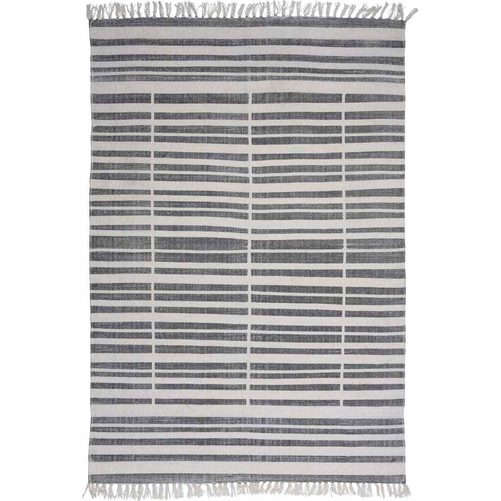 Dii Black Dobby Stripe Hand-Loomed Rug 2X3 Ft, 1 - Ralphs