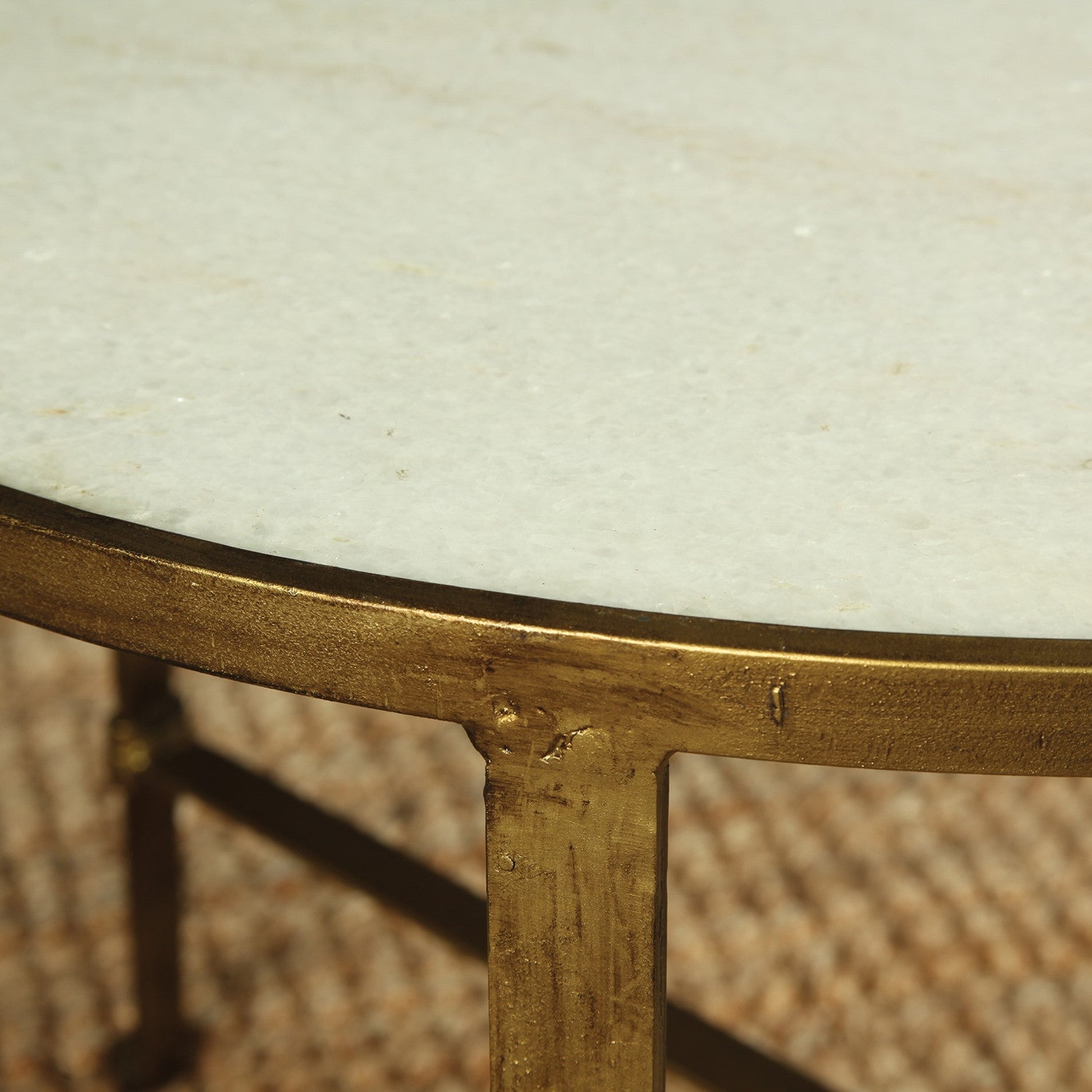 Seraph Iron & Stone Coffee Table