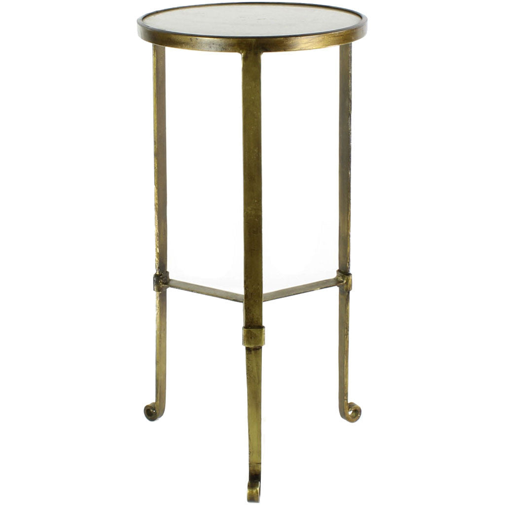 Seraph Iron & Stone Side Table