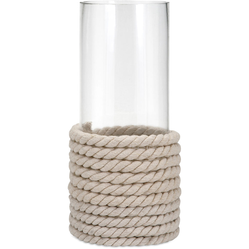 Barren Large Glass Candleholder