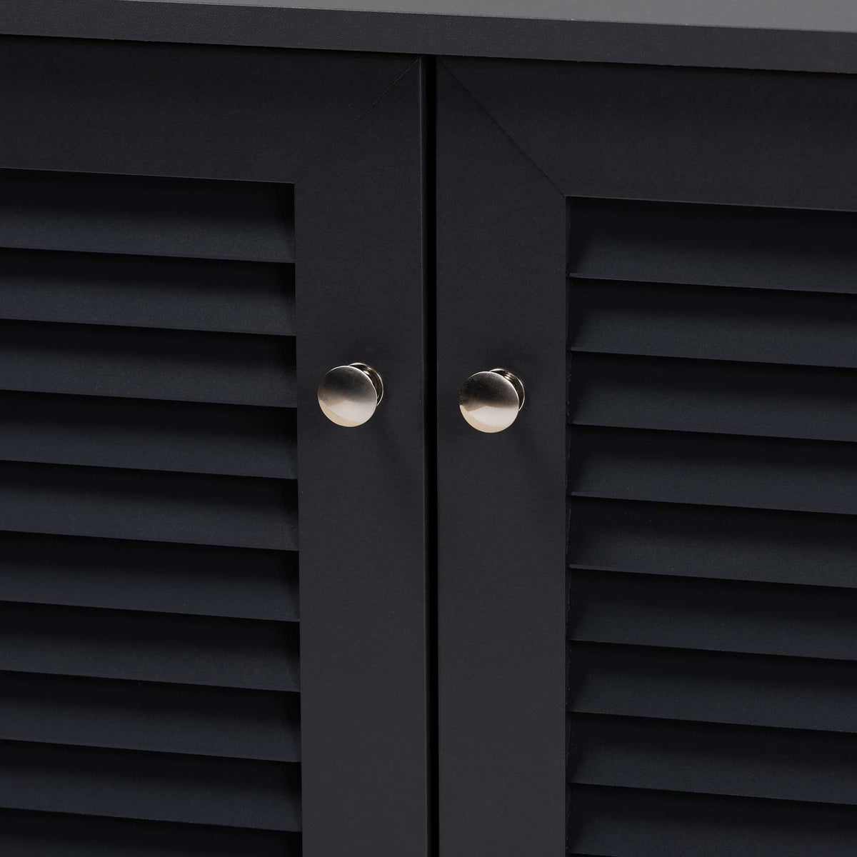 Seattle 8-Shelf Wood Shoe Cabinet Gray