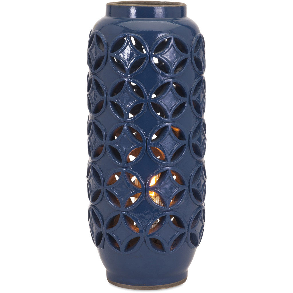 Sequence Cutout Ceramic Lamp